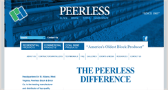 Desktop Screenshot of peerlessblock.com